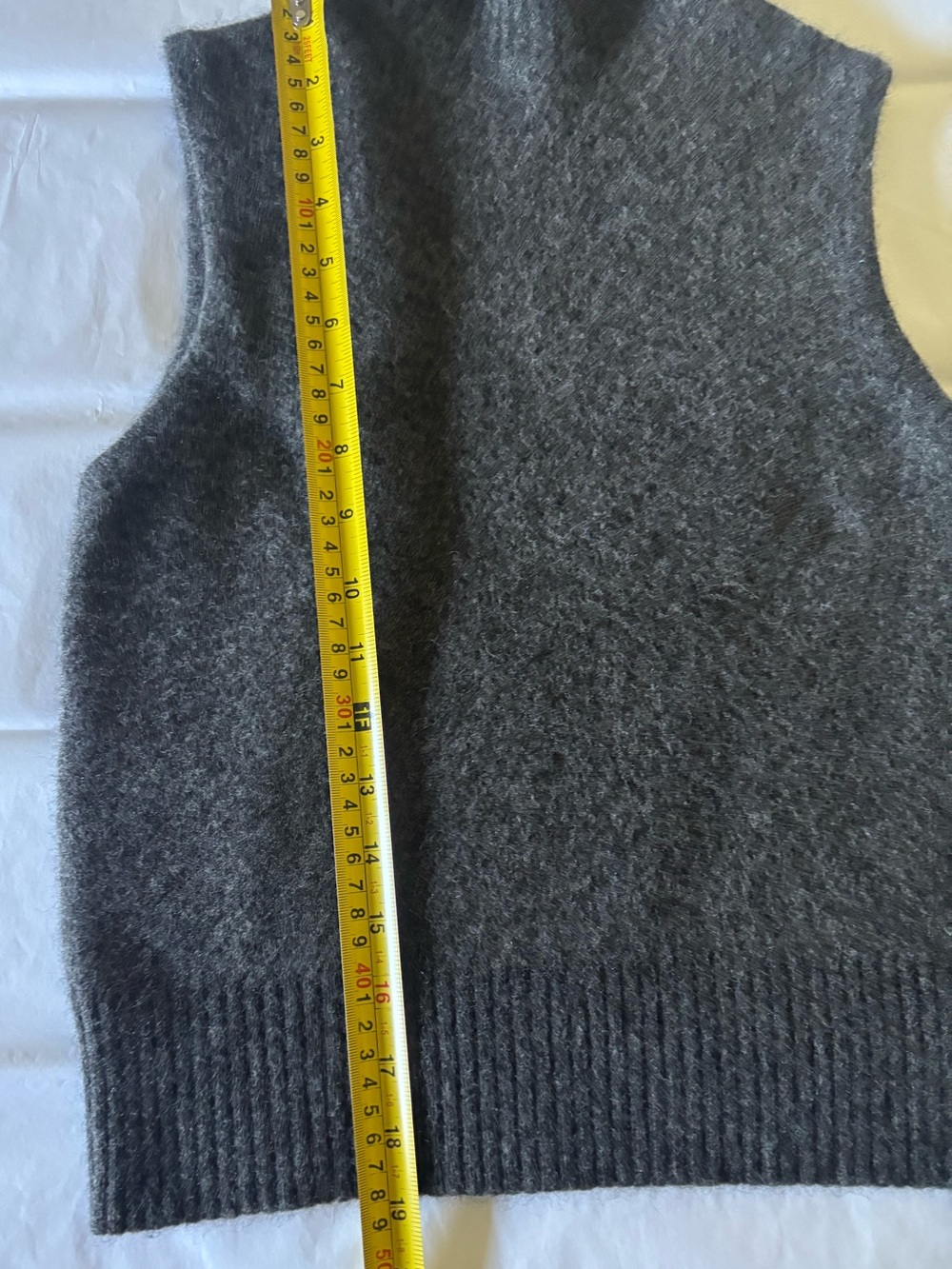 Frank And Oak Yak Wool Merino Wool Sleeveless Turtleneck Sweater S - Picture 8 of 10
